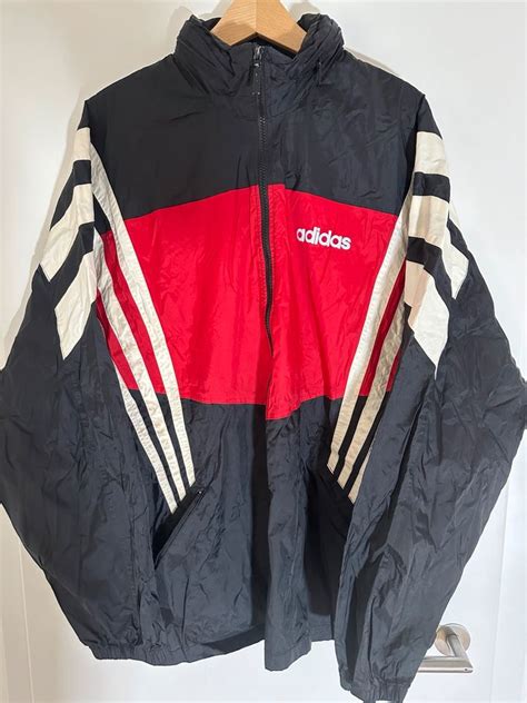 adidas regenjacke weiß 90er|Retro Jacken .